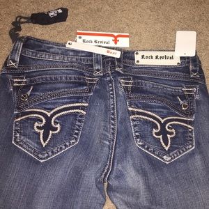 💙NEW NEVER WORN ROCK REVIVAL JEANS 29x34